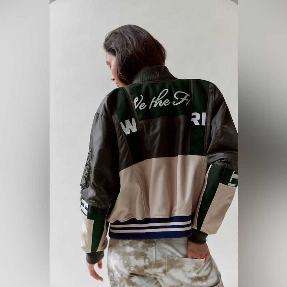 ▪️NWT We The Free Triple Kick Novelty Bomber Jacket - small - Picture 3 of 10